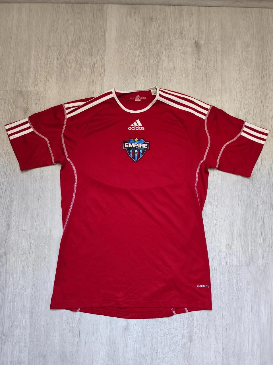 Maillot Adidas Climalite Taille S Empire United Soccer Academy